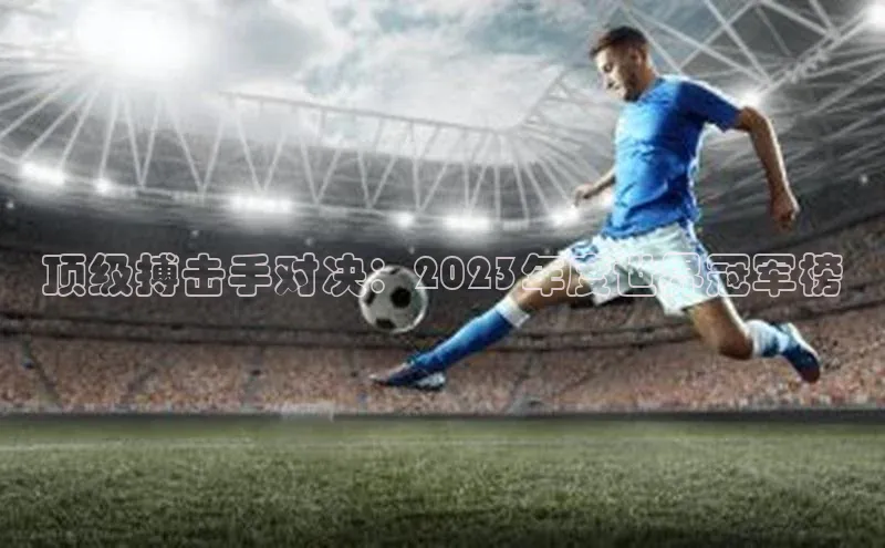 顶级搏击手对决：2023年度世界冠军榜